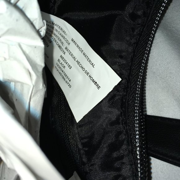 NWT Black Hobo Bag w/Bling Fringe - Picture 5 of 5